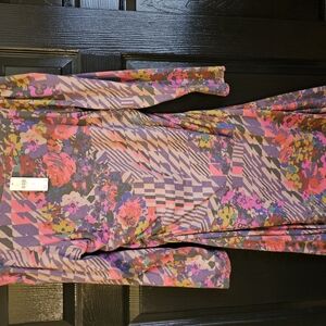 Colorful Geometric Floral Dress